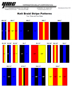 Knit Braid Stripe Patterns | Yarrington Mills